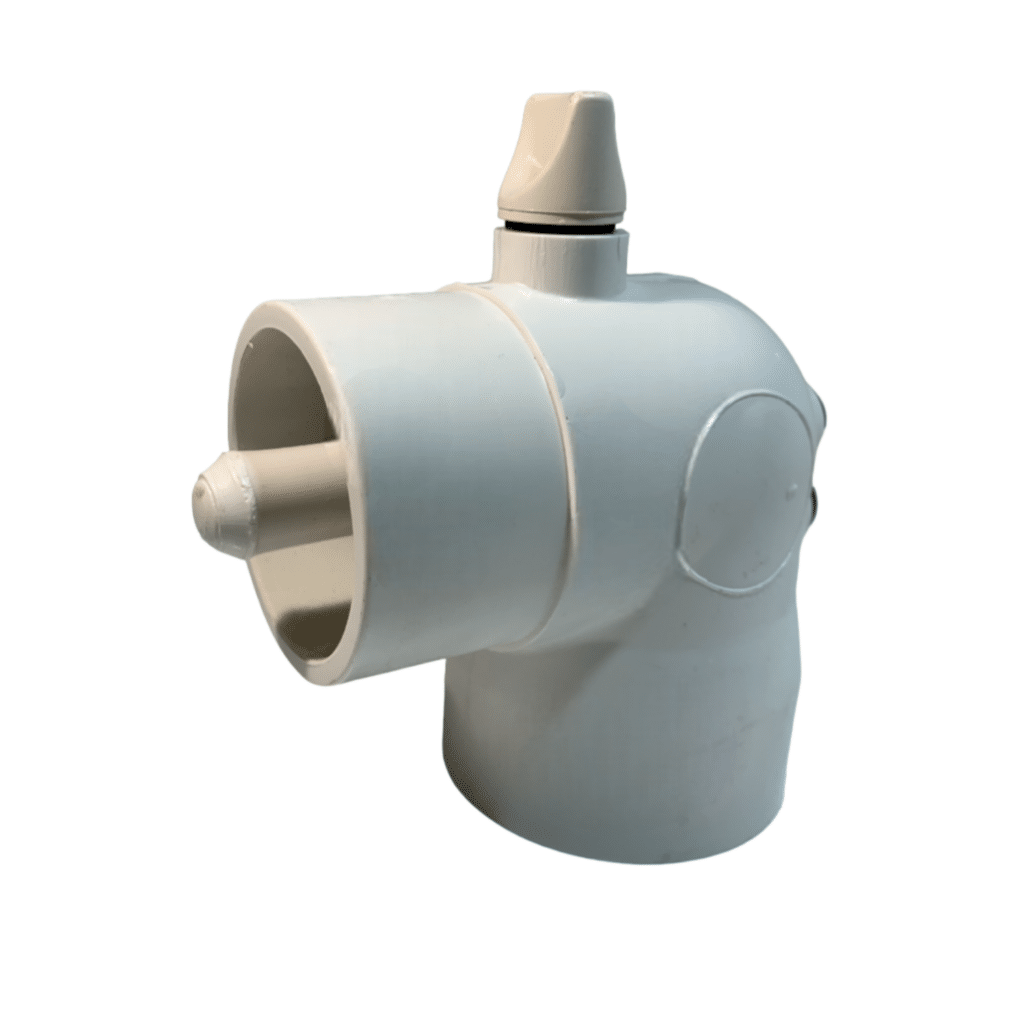 COUDE PVC 90° 2" M/F AVEC PORTE SONDE