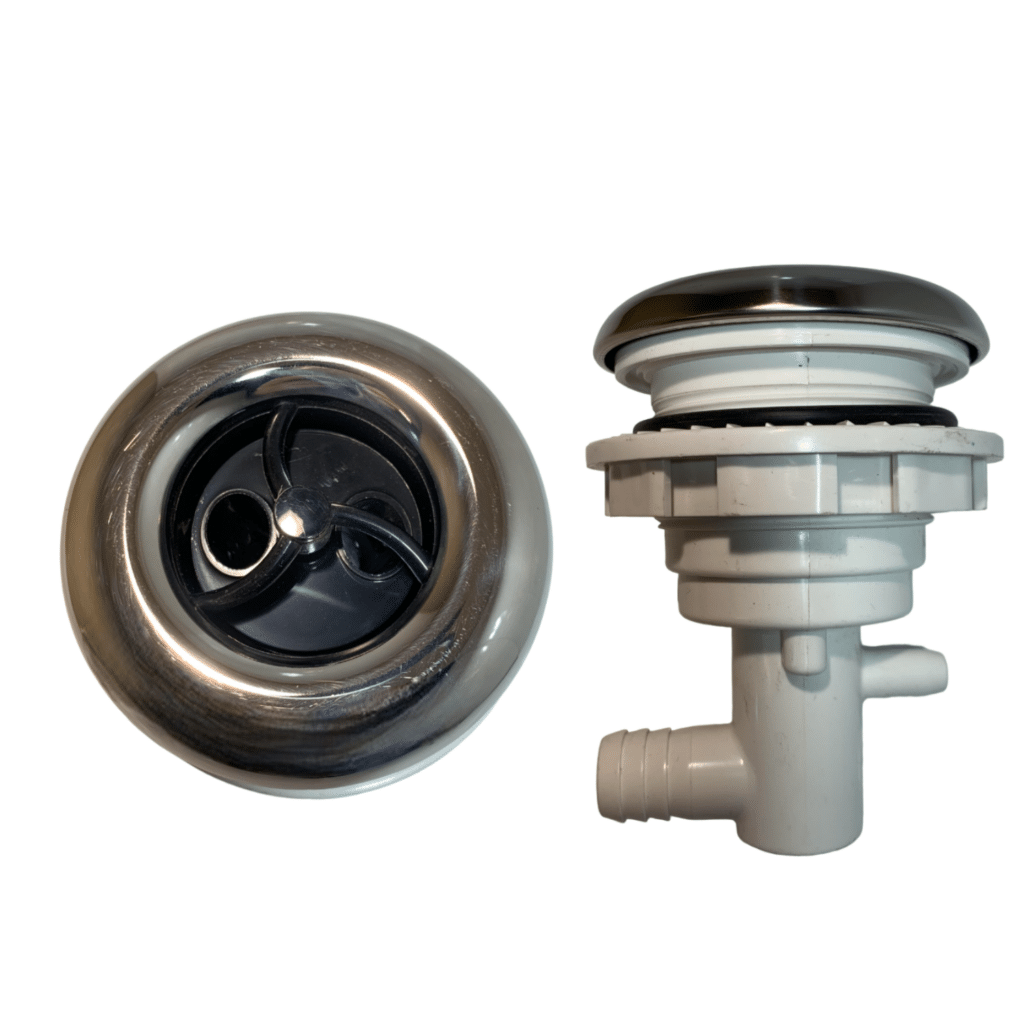 T COMPLET 3.5" LVJ CRYSTAL TWIN ROTO - INOX/ABS NOIR