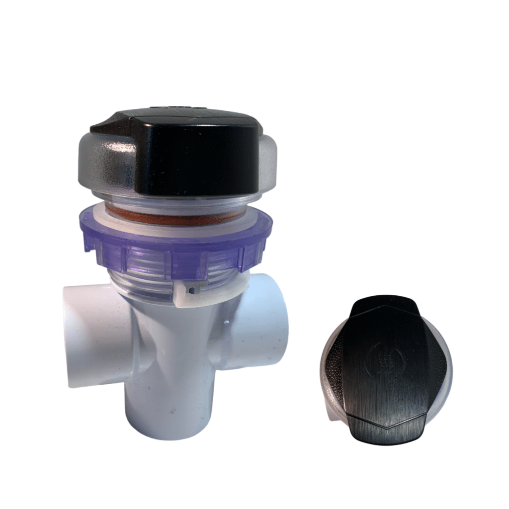 VANNE ON/OFF NOIRE 1" SPA DESIGN